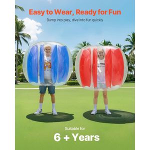 Confezione da 2 Palloni Gonfiabili in PVC Spesso e Resistente da 1,2 m (4FT) per Sport all'Aperto, Body Sumo, Human Hamster, Bubble Knocker - Product Image 3