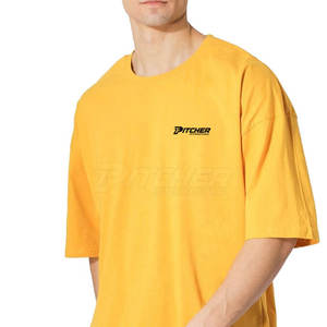 Camiseta Oversize Alpha Trend para Hombre, Corte Holgado, Estilo Urbano, Transpirable, de Algodón, Informal y Elegante - Product Image 6