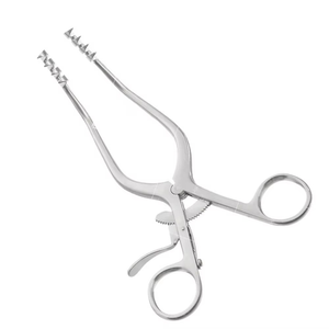 Retractor D'Errico-Adson Premium de Acero Inoxidable, Instrumento Autorretenible Reutilizable para Neurocirugía, Músculo y Cuero Cabelludo - Product Image 1