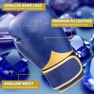 Gants de boxe personnalisés en cuir PU pour adultes, pour la compétition et l'entraînement, avec logo sur mesure, gants de boxe Winning personnalisés - Product Image 4