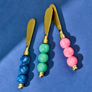 Good Looking Best Quality White Color Stainless Steel <b>Cheese</b> <b>Knives</b> <b>Set</b>, Modern Stainless Steel and Epoxy Resin <b>Cheese</b> Cutlery - Product Image 4