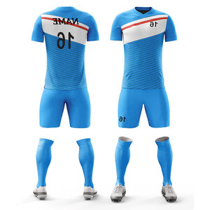 Tenue de basketball personnalisée couleur unie, service OEM, tailles enfant et junior, uniforme d'équipe de football en polyester/spandex compressif - Product Image 1