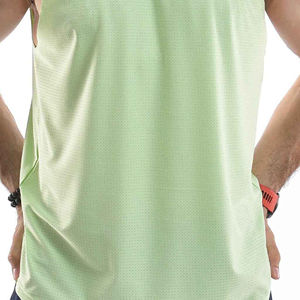 เสื้อกล้ามถักสีเขียวอ่อนสำหรับผู้ชาย คอกลม แห้งเร็ว ทรงสปอร์ต เหมาะสำหรับออกกำลังกาย - Product Image 5