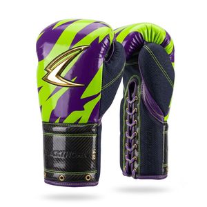 Guantes de Boxeo de Dedo Completo, Transpirables, con Protección UV, Cierre de Velcro en la Muñeca, para Adultos, Artes Marciales, Color Morado, Verde, Estampado de Cebra, Cuero PU - Product Image 3