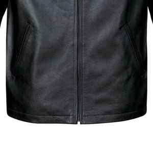 2026 New Brand Men <b>Winter</b> <b>Leather</b> <b>Jacket</b> Customizable Stand Collar Breathable High Quality 100% Genuine Cow Skin <b>leather</b> <b>Jacket</b> - Product Image 6