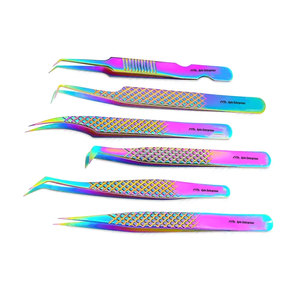Pinzas de Alta Calidad para Cejas y Pestañas, de Acero Inoxidable Profesional, para Depilación de Precisión - Product Image 1
