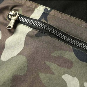 Men's Camouflage <b>Short</b> <b>Sleeve</b> <b>Hoodie</b> Pullover with Zipper Pocket Casual Summer Top - Product Image 4