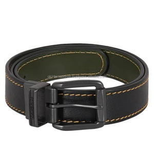 Custom made Full Grain Original Leather casual <b>belt</b> <b>for</b> <b>men</b> with solid Matt Black roller pin buckle dress <b>belt</b> <b>for</b> unisex - Product Image 4