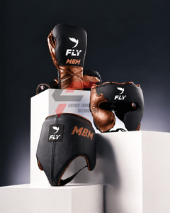 Juego de Boxeo Profesional Personalizado con Logotipo de Marca Propia, Suministro de Fábrica, Cuero Genuino de la Mejor Calidad, para Entrenamiento y Combate, para Adultos - Product Image 2