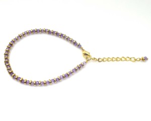 Gemstone <b>Beaded</b> <b>Gold</b> Plated <b>Bracelet</b> for Women Fashion Jewelry - Product Image 4