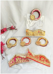 ถุงตกแต่งสีสันใสสำหรับงานแต่งงานอินเดีย haldi mehendi Sangeet ของขวัญวันคริสต์มาส - Product Image 2