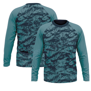 Camisa de Pesca para Hombre, Manga Larga, Transpirable, de Secado Rápido, Protección UV, Jersey de Pesca Sublimado, Servicio OEM al por Mayor - Product Image 6