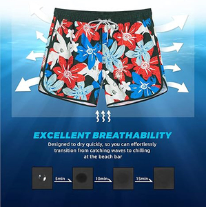 Pantalones Cortos Deportivos Transpirables Sublimados para Hombre, 5 Pulgadas de Entrepierna, Secado Rápido, Ropa Deportiva de Alto Rendimiento para USA 2026 - Product Image 4