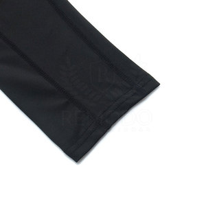 Leggings de sport personnalisés à faible MOQ pour hommes, en polyester/spandex, pantalon de compression pleine longueur avec taille élastique. - Product Image 4