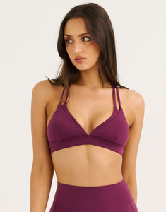 Women's Eco-Friendly Anti-Bacterial Breathable Spandex/<b>Nylon</b> Plus Size Double Layer Color Blocking Workout Yoga Sports Bra Set - Product Image 3