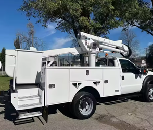 Camión con Plataforma Elevadora Automática LEGIT SALES USADO PARA FORD F-550 2020 de 37 pies, AT37G, Bajo Kilometraje, Diésel, EURO 4 - Product Image 6