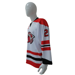 Hot Selling Custom Hockey Team Jersey Sublimation Printed Ice Hockey Uniform Custom-made Hockey Jerseys 100% Polyester - Product Image 2