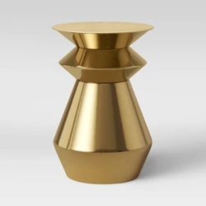 Tabouret en métal doré de qualité supérieure, design contemporain, fait main, meubles de salon, décoration intérieure, ottoman pour appartement - Product Image 5