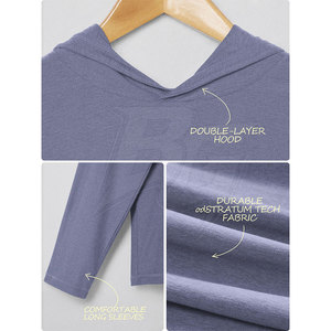 Durable Premium Sportswear <b>Running</b> <b>Hoodies</b> Regular Fit Soft Fabric Breathable Eco-Friendly Spring Embroidered for Exercise - Product Image 6