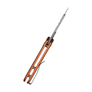 Couteaux pliants utilitaires modernes avec lame à bord plat tranchant, poignée confortable et compacte, format de poche pour le camping - Product Image 6