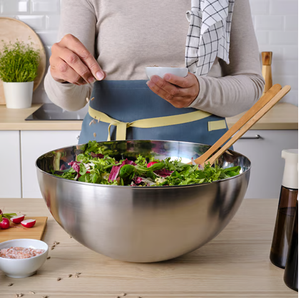 Bol mélangeur rond élégant en acier inoxydable, compatible lave-vaisselle, grande taille, pour usage quotidien en cuisine, à prix raisonnable - Product Image 1