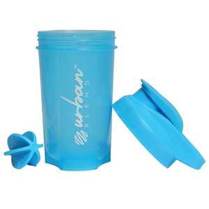 Me Swastik ME-002 Blue Plastic Shaker Cup <b>Protein</b> for Portable Drinkware Flip Lid for Mixer Fitness 500ml Dishwasher - Product Image 1