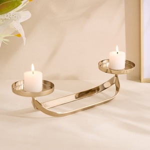 New Arrival <b>Tea</b> <b>Light</b> Holder Metal Christmas Decoration for Parties-Iron Candle Stand with Box Packaging - Product Image 1