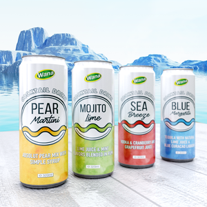 OEM 500ml Seltzer dur peut Wana fabricant Vietnam mangue et ananas saveur fruitée faible quantité minimale de commande boisson gazeuse en gros - Product Image 5