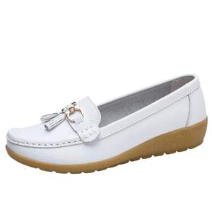 Chaussures Quotidiennes Élégantes pour Femmes en Cuir Premium à Bout Rond, Fabrication Derby, Exportation en Gros dans le Monde Entier - Product Image 4