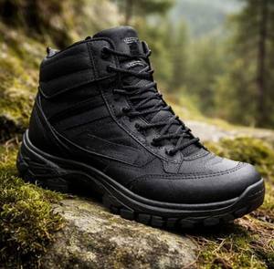 Nuevas Botas Tácticas de Cuero para Hombre, con Cordones, Impermeables, para Actividades Ceremoniales al Aire Libre - Product Image 2