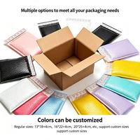 Pochettes à bulles d'air personnalisées en usine, sacs à bulles antichoc pour l'emballage protecteur des cosmétiques et des produits électroniques