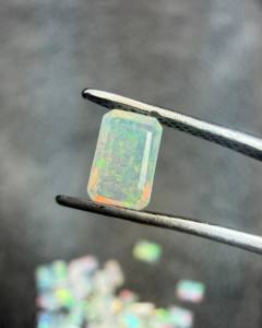 Ópalo de Calidad AAA, Corte Esmeralda Octogonal, Cabujón Facetado – Gema de Ópalo Suelta para Anillos, Colgantes y Joyería Personalizada - Product Image 4