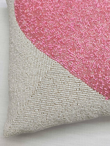 Housse de coussin brodée à la main, carrée, perlée, vintage, anti-plis, avec fermeture éclair, taille personnalisée, pour hôtel et décoration intérieure - Product Image 5