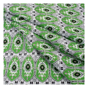 Llegada de lujo, Tela con estampado de bloques personalizados, hermosa tela de alta calidad para ropa de mujer y para decoración de la casa - Product Image 1