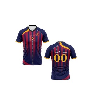 Uniforme de fútbol personalizado 100% poliéster secado rápido y buena venta Etiqueta Privada y servicios OEM disponibles a precios económicos - Product Image 1