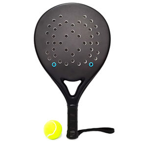Raquettes de padel professionnelles personnalisées en fibre de carbone en gros, variantes 3K, 12K, 18K, avec le meilleur prix et matériau de filet en nylon - Product Image 2