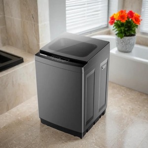 Lave-linge électrique entièrement automatique à chargement par le haut de 10 kg KIMATSU 1200 tr/min pour usage domestique et hôtelier, boîtier en plastique, verrou de sécurité, neuf, garantie 1 an - Product Image 3
