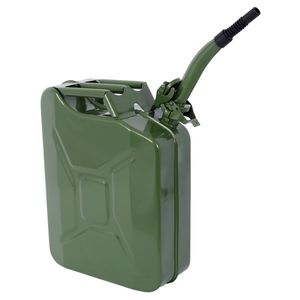 Bidon à carburant portable en acier flexible de 20 litres (5 gallons) avec bec verseur pour voitures et camions, réservoir de carburant Jerry avec bidons Jerry portables - Product Image 2
