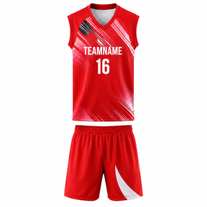 Custom Unisex <b>Volleyball</b> Jersey Tank Top Shorts <b>Set</b> 100% Polyester Custom Sublimation Quick Dry Moisture-Wicking Breathable - Product Image 1