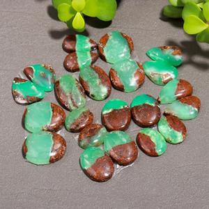 Piedra de Crisoprasa Pulida de 15-25 mm, Calcedonia Verde, Hermosas Piedras Preciosas Naturales de Súper Calidad para Decoración del Hogar y Joyería - Product Image 1