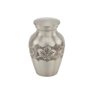 Urne funéraire en émail bleu avec empreinte de patte, porte-cendres premium en métal pour chien et pot commémoratif pour chat, prix d'usine, artisanat, fournitures pour animaux - Product Image 2