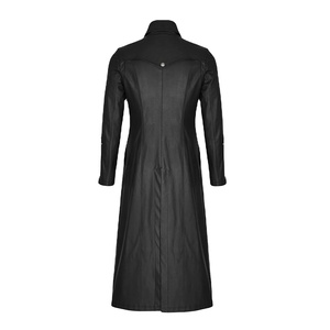 2024 disfraces Medievales Vintage Steampunk gótico negro Chaqueta larga abrigo vampiro Cosplay pirata Halloween traje hombres gabardina - Product Image 2