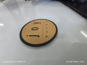 Eco Friendly Printed Paper Brand <b>Tag</b> Brown Metallic Round Hang <b>Tag</b> for Garments Designer Wear Casual Clothing and Promotional - Product Image 4