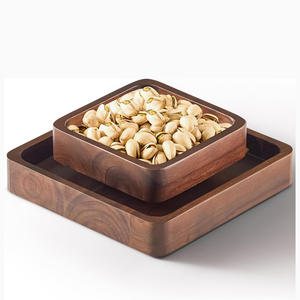 Elegante cuenco de madera para aperitivos para pistacho con almacenamiento de concha para servir frutas secas y frutos secos para decoración del hogar, exhibición y catering - Product Image 5