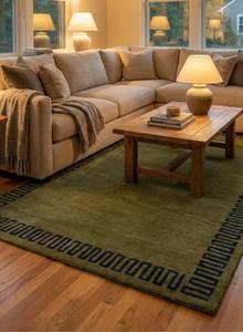 Best Selling Handmade Tufted Wool <b>Abstract</b> Non-Slip Area <b>Rug</b> for Home Office Interior Decor - Product Image 6