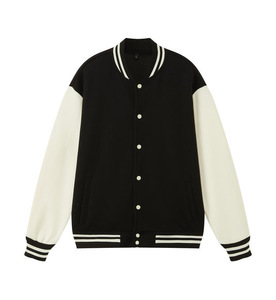 Blousons universitaires personnalisables en coton chenille pour hommes, style streetwear, pour la saison printanière, équipes universitaires, sweat-shirts - Product Image 1