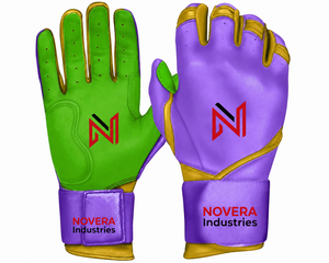 Gants de frappeur de baseball en cuir véritable personnalisés avec logo sur mesure – Fabricant OEM/ODM de qualité supérieure, vente en gros 2026 - Product Image 1