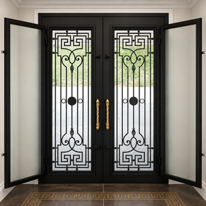 Puertas de Entrada Exteriores de Hierro Forjado de Lujo: Diseños Hechos a Mano Personalizados con Durabilidad Duradera y Seguridad Confiable - Product Image 2