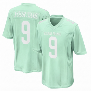 Jersey de Fútbol Americano Deportivo Unisex de Talla Grande, Personalizado, de Alta Calidad, Transpirable, Sublimado, de Poliéster, Venta al Por Mayor - Product Image 1