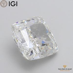 Diamant de laboratoire CVD de 4,01 carats, couleur F, clarté VVS2, avec certificat IGI, taille carrée coussin, pour la création de bijoux de luxe - Product Image 3